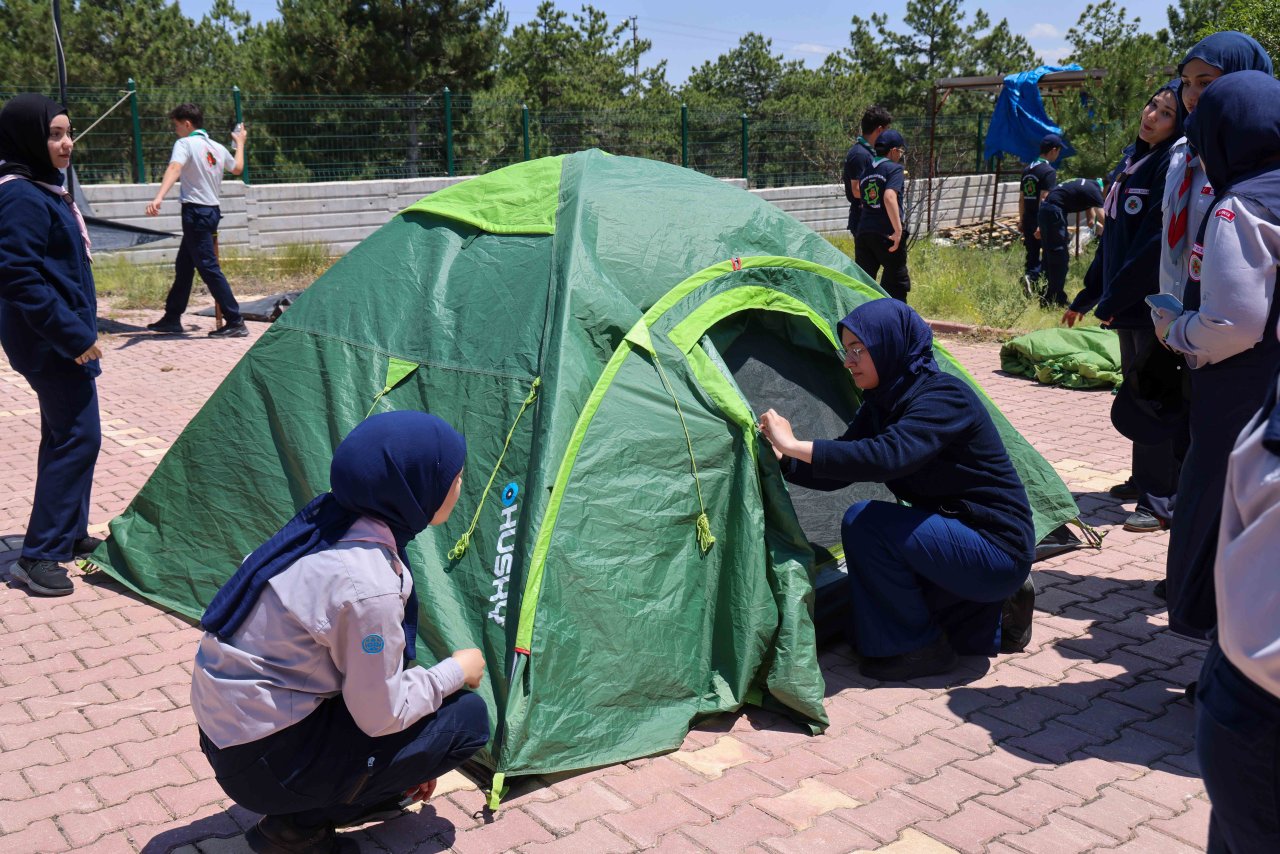Konya İzcileri Meram'da buluştu