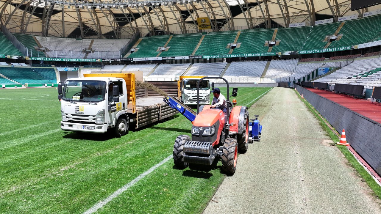 Stadyum yeni sezona hazırlanıyor