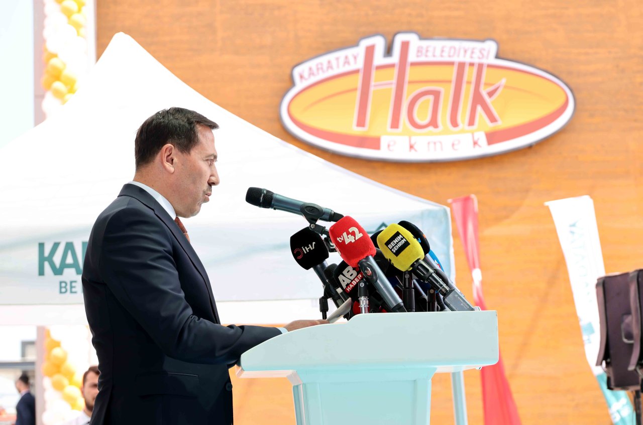 Karatay'dan modern ekmek fabrikası