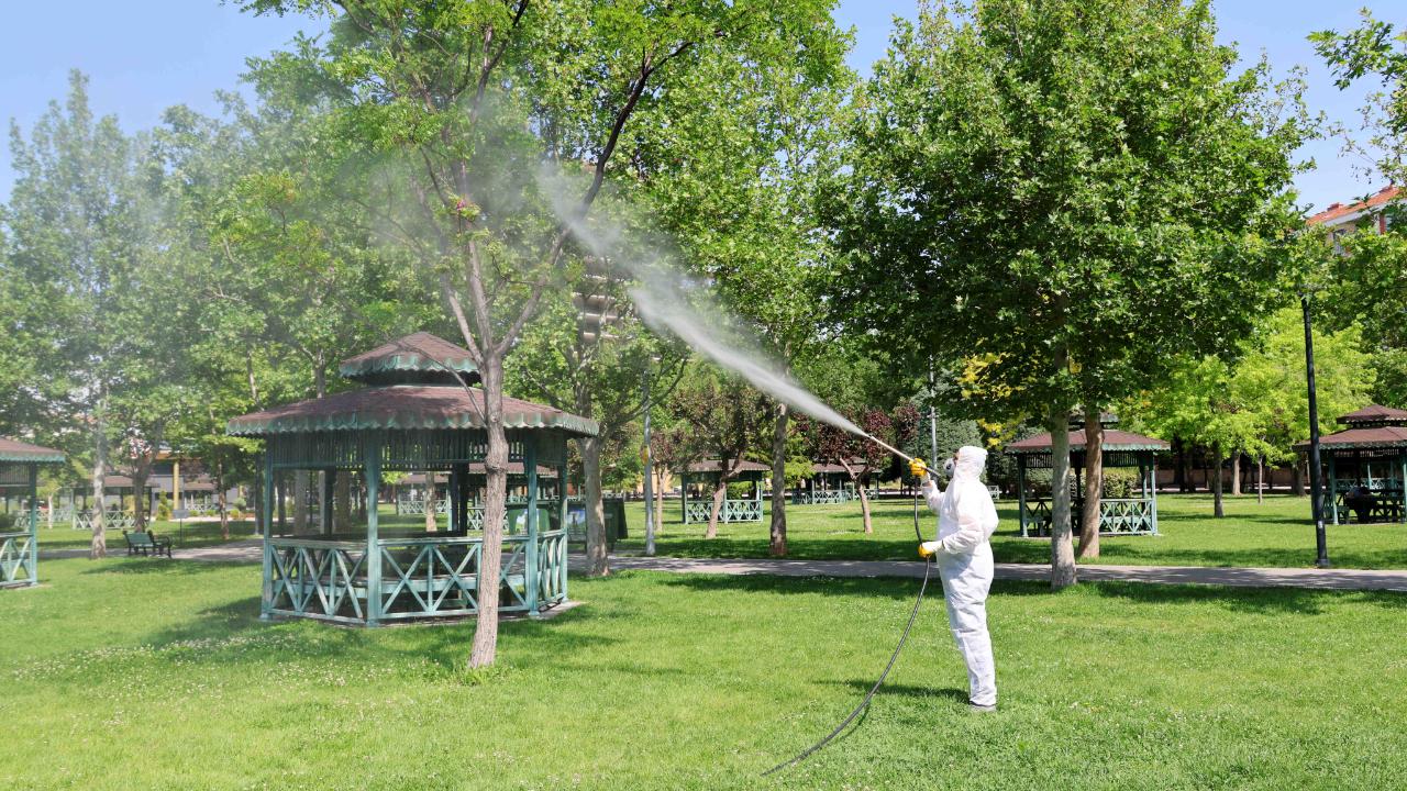 Karatay'da ilaçlaka çalışmaları sürüyor